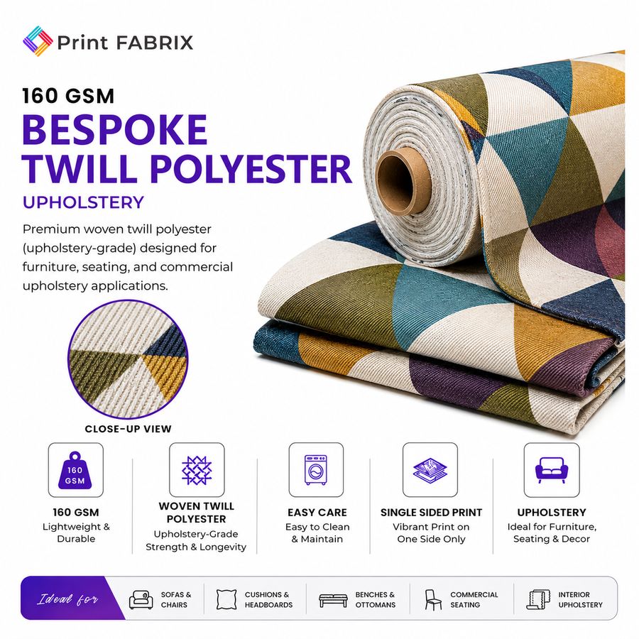 Bespoke Twill Polyester — Upholstery