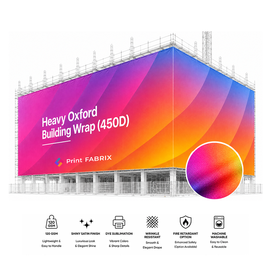 Heavy Oxford Building Wrap (450D)