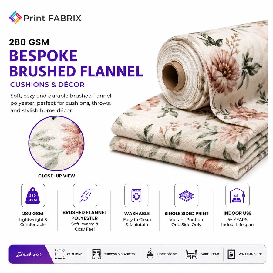 Bespoke Brushed Flannel — Cushions & Décor
