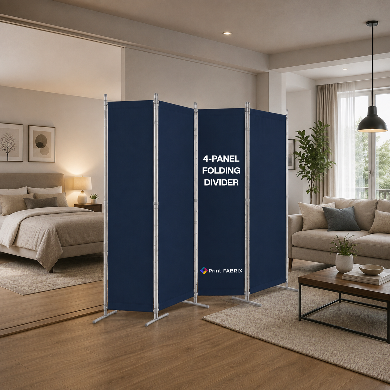 4-Panel Folding Divider