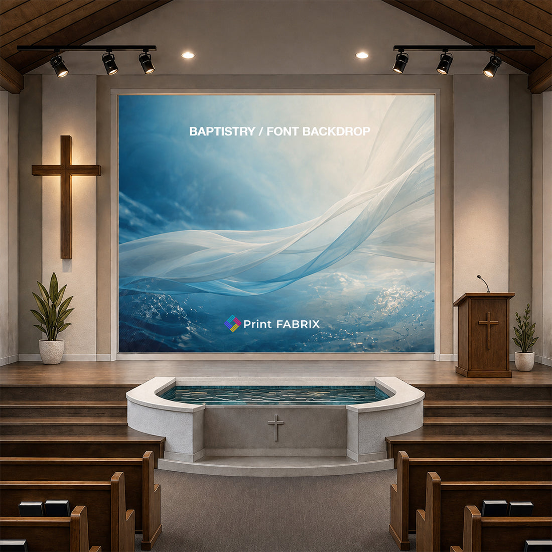 Baptistry / Font Backdrop