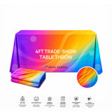 4 ft Trade-Show Table Throw — view 4