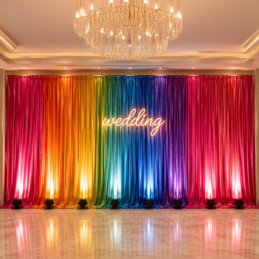 Shiny Satin Wedding Drape (120gsm Shiny)