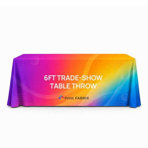 6 ft Trade-Show Table Throw