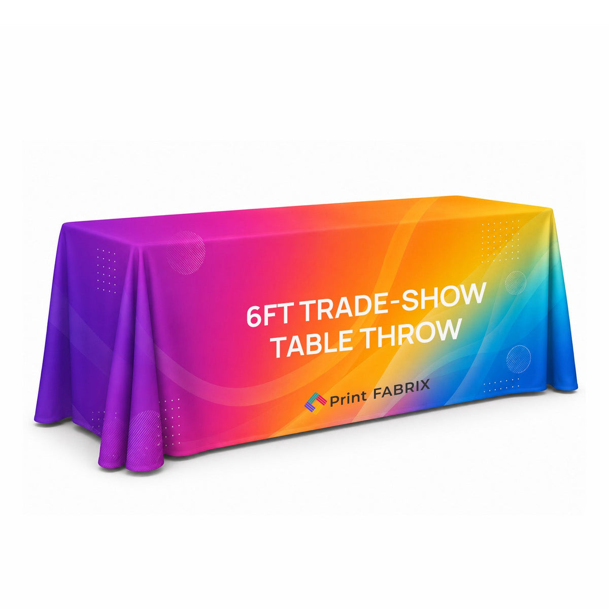 6 ft Trade-Show Table Throw
