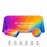 6 ft Trade-Show Table Throw — view 4