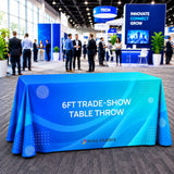 6 ft Trade-Show Table Throw — view 1