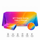 8 ft Trade-Show Table Throw — view 4