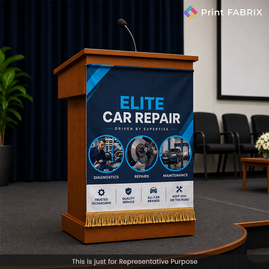 Podium Front Banner