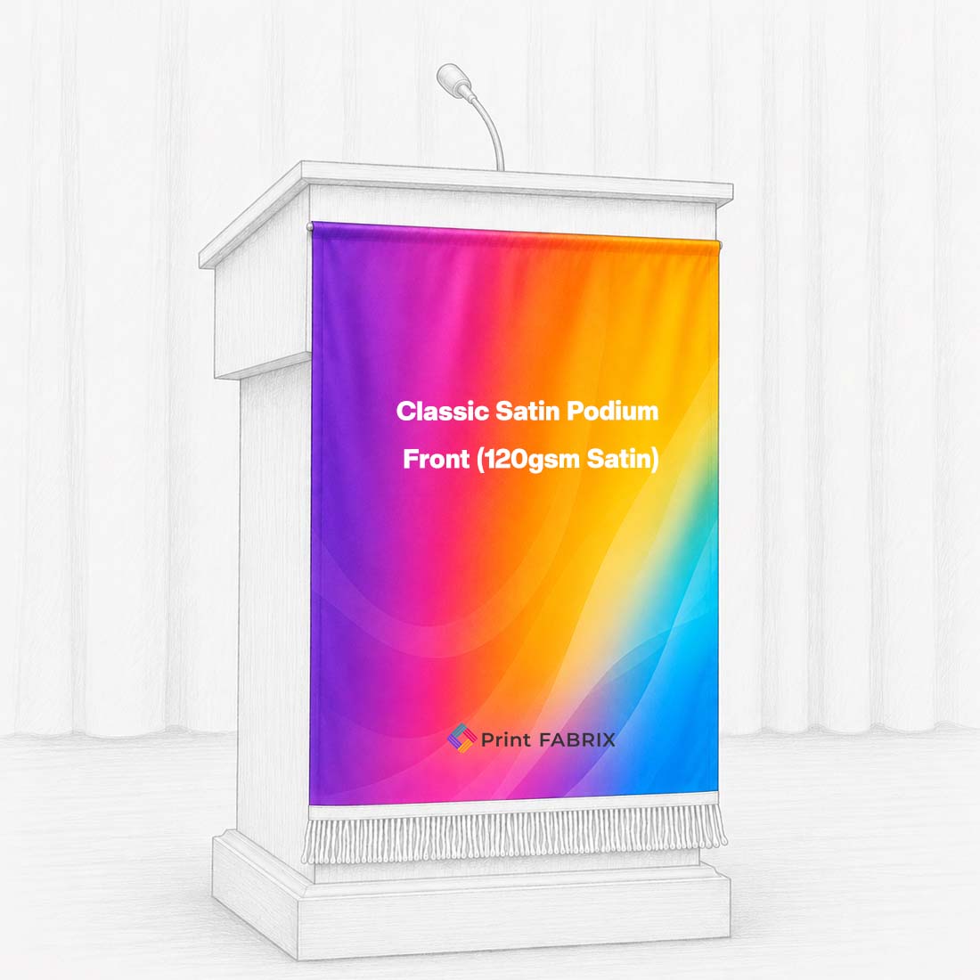 Classic Satin Podium Front (120gsm Satin)