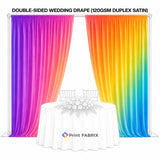 Double-Sided Wedding Drape (120gsm Duplex Satin) — view 3