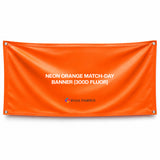 Neon Orange Match-Day Banner (300D Fluor) — view 2