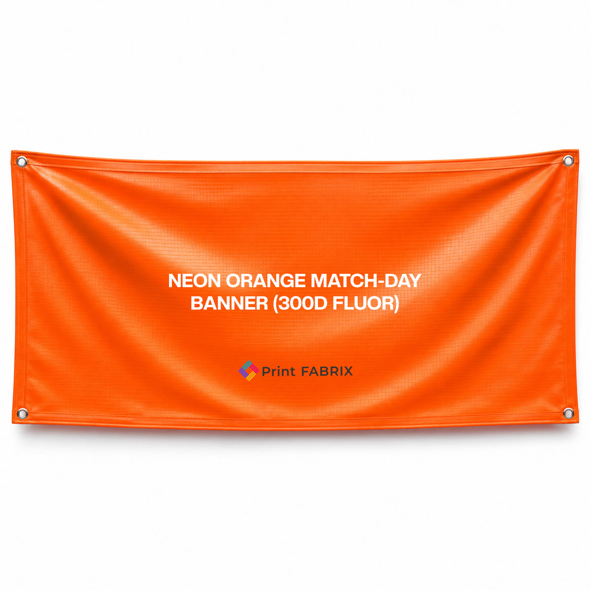 Neon Orange Match-Day Banner (300D Fluor)