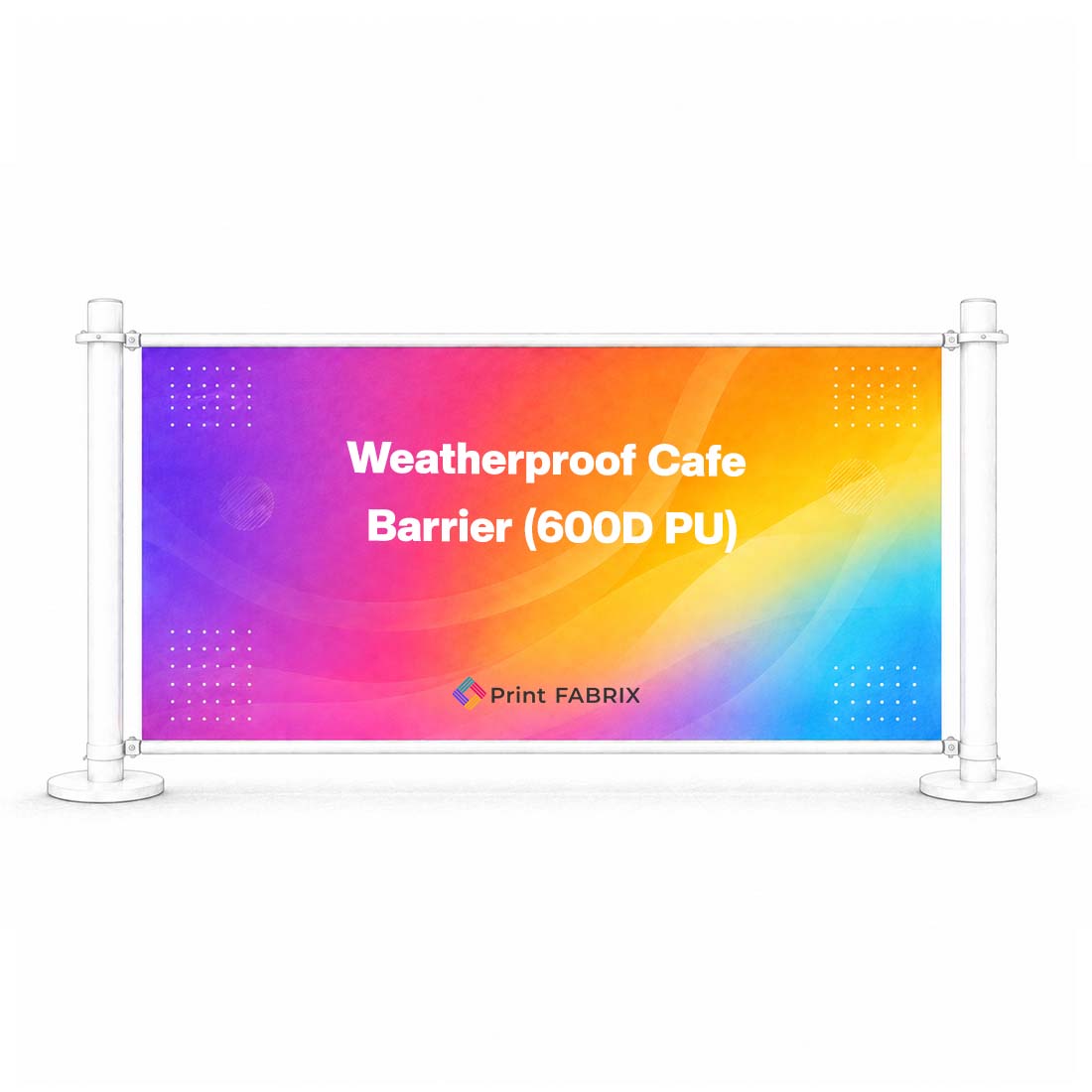 Weatherproof Cafe Barrier (600D PU)