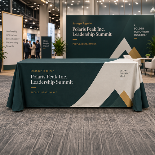 6 ft Trade-Show Table Throw
