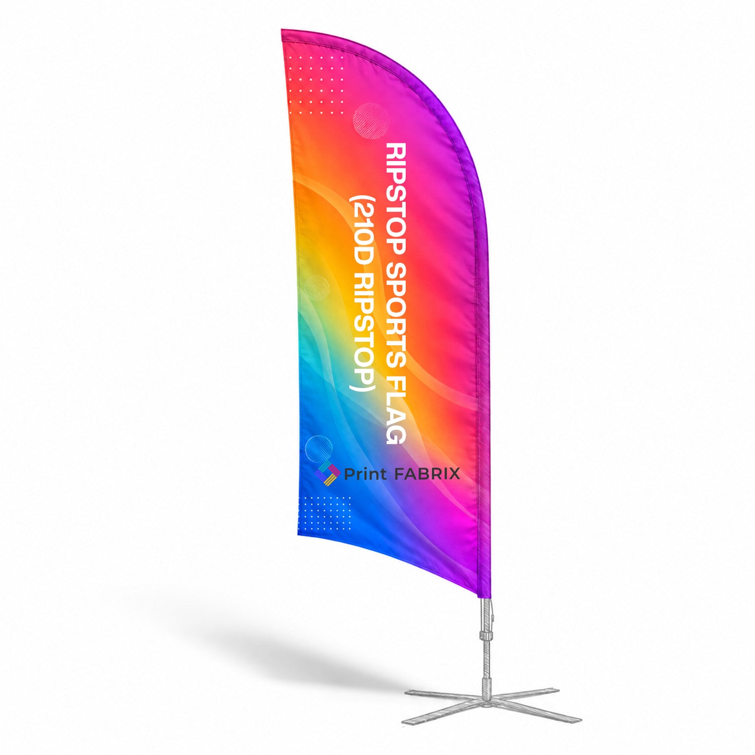 Ripstop Sports Flag (210D Ripstop)