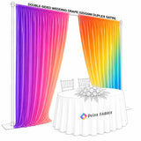 Double-Sided Wedding Drape (120gsm Duplex Satin) — view 2