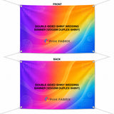 Double-Sided Shiny Wedding Banner (120gsm Duplex Shiny) — view 3