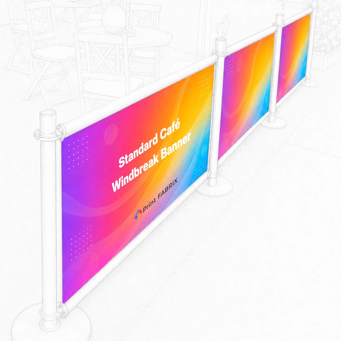 Standard Café Windbreak Banner