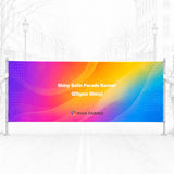 Shiny Satin Parade Banner (120gsm Shiny) — view 3