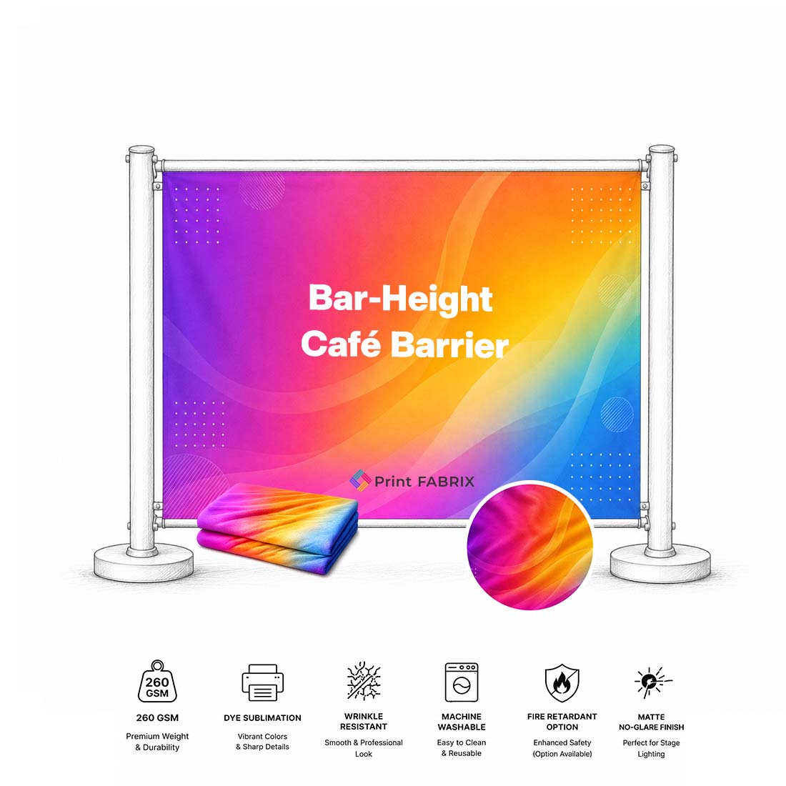 Bar-Height Café Barrier