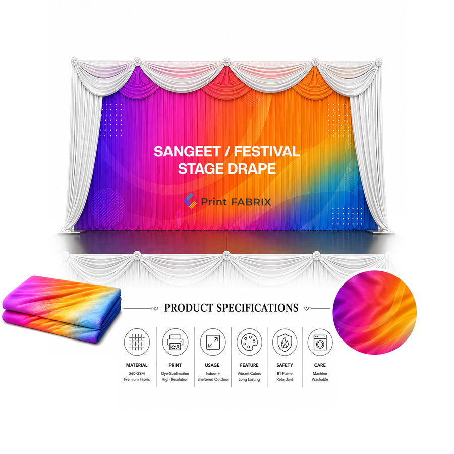 Sangeet / Festival Stage Drape