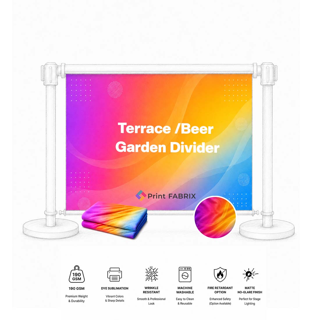 Terrace / Beer Garden Divider