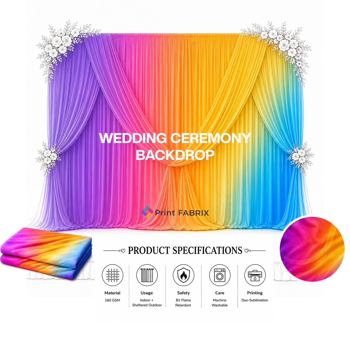 Wedding Ceremony Backdrop