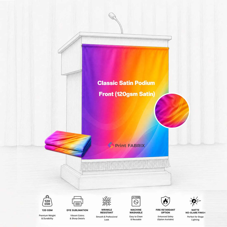 Classic Satin Podium Front (120gsm Satin)