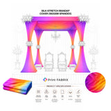 Silk-Stretch Mandap Cover (180gsm Spandex) — view 1