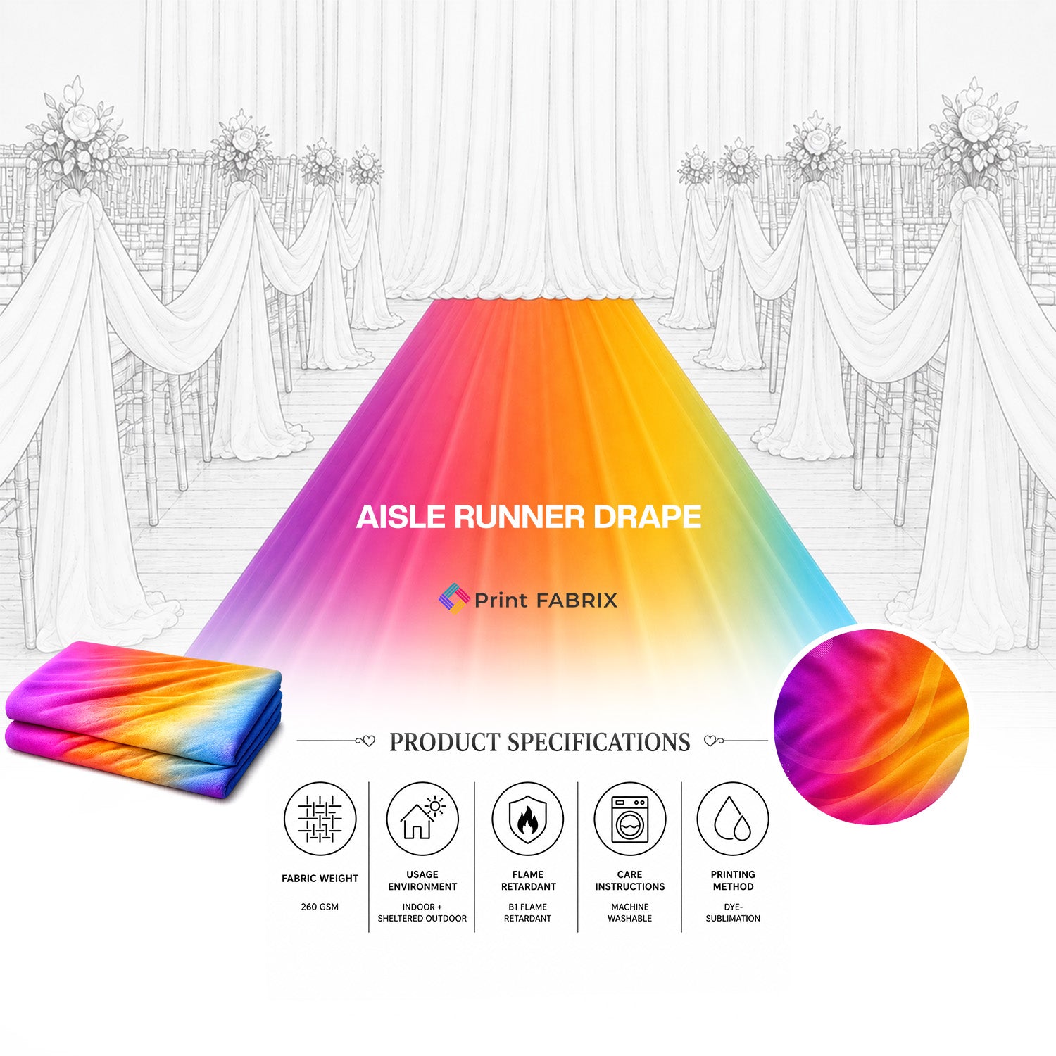 Aisle Runner Drape