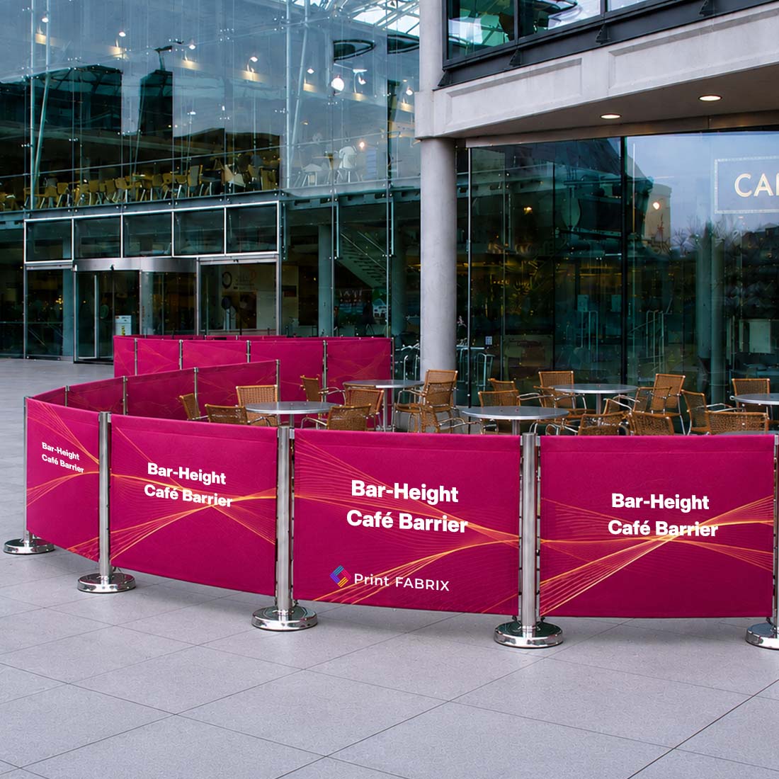 Bar-Height Café Barrier