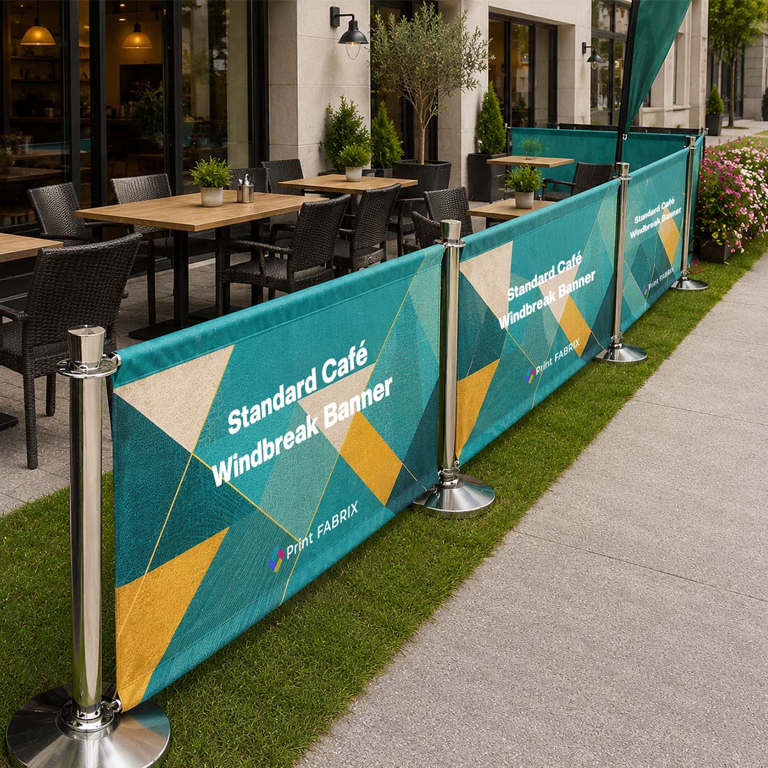 Standard Café Windbreak Banner