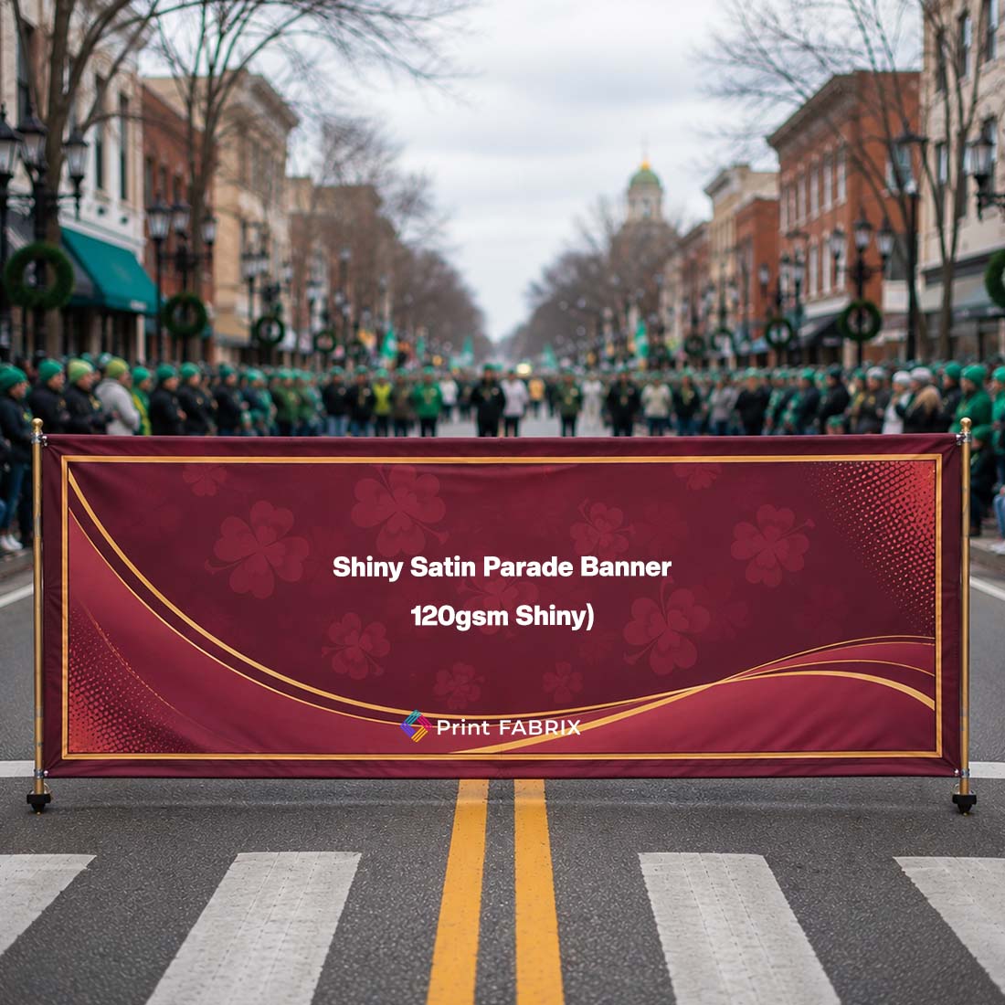 Shiny Satin Parade Banner (120gsm Shiny)