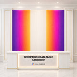 Reception Head-Table Backdrop — view 4