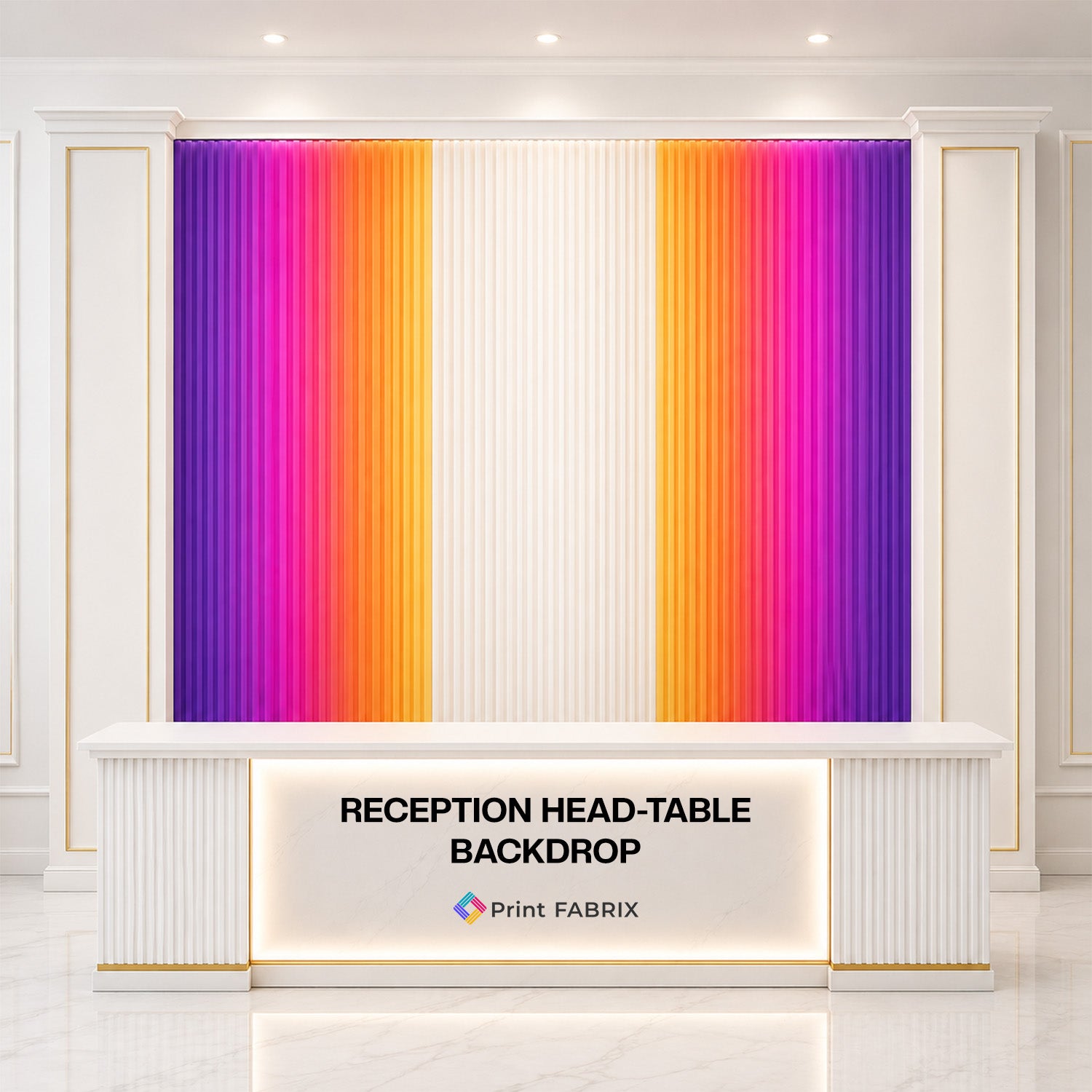 Reception Head-Table Backdrop