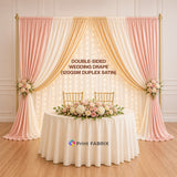 Double-Sided Wedding Drape (120gsm Duplex Satin) — view 4
