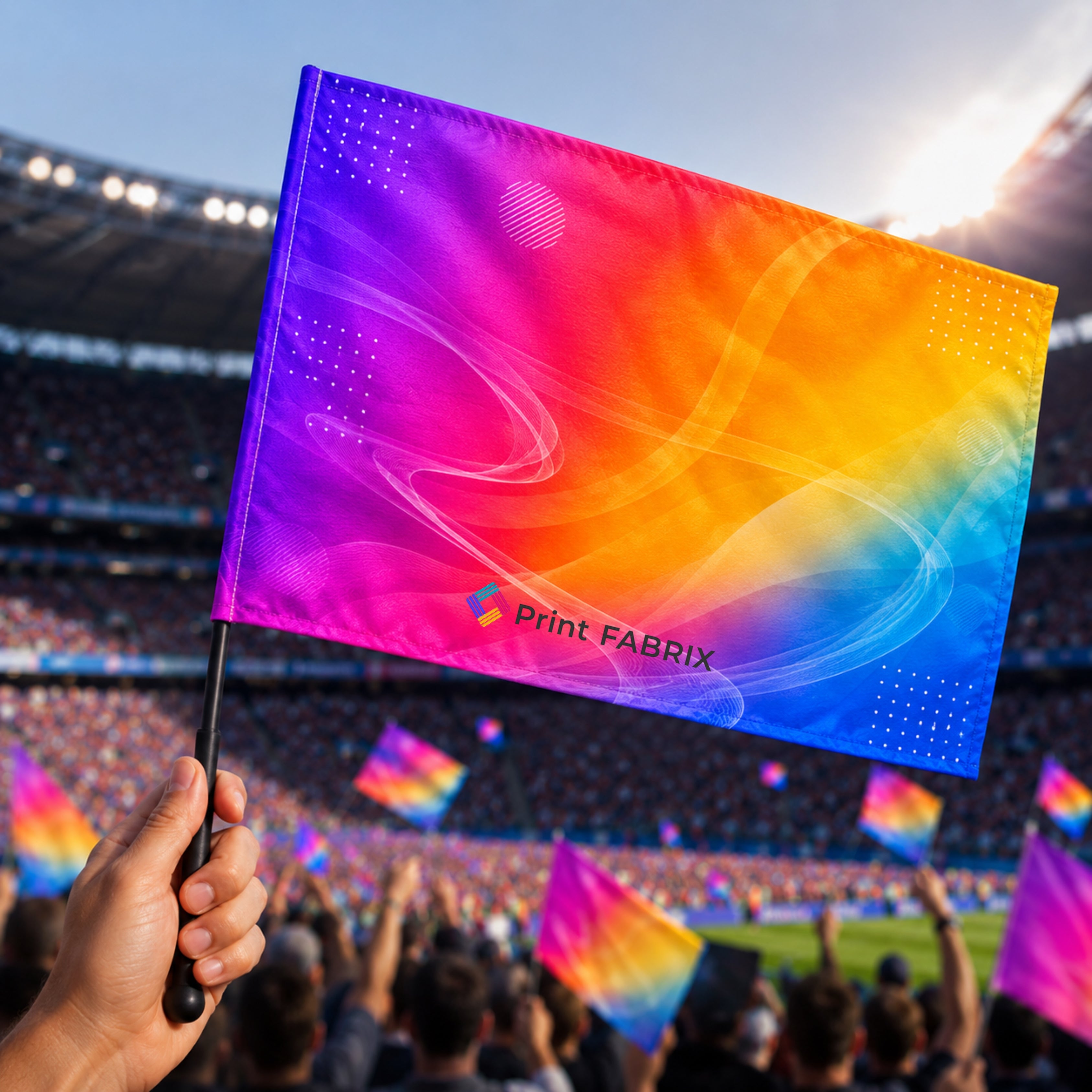 Fan / Hand-Held Team Flag