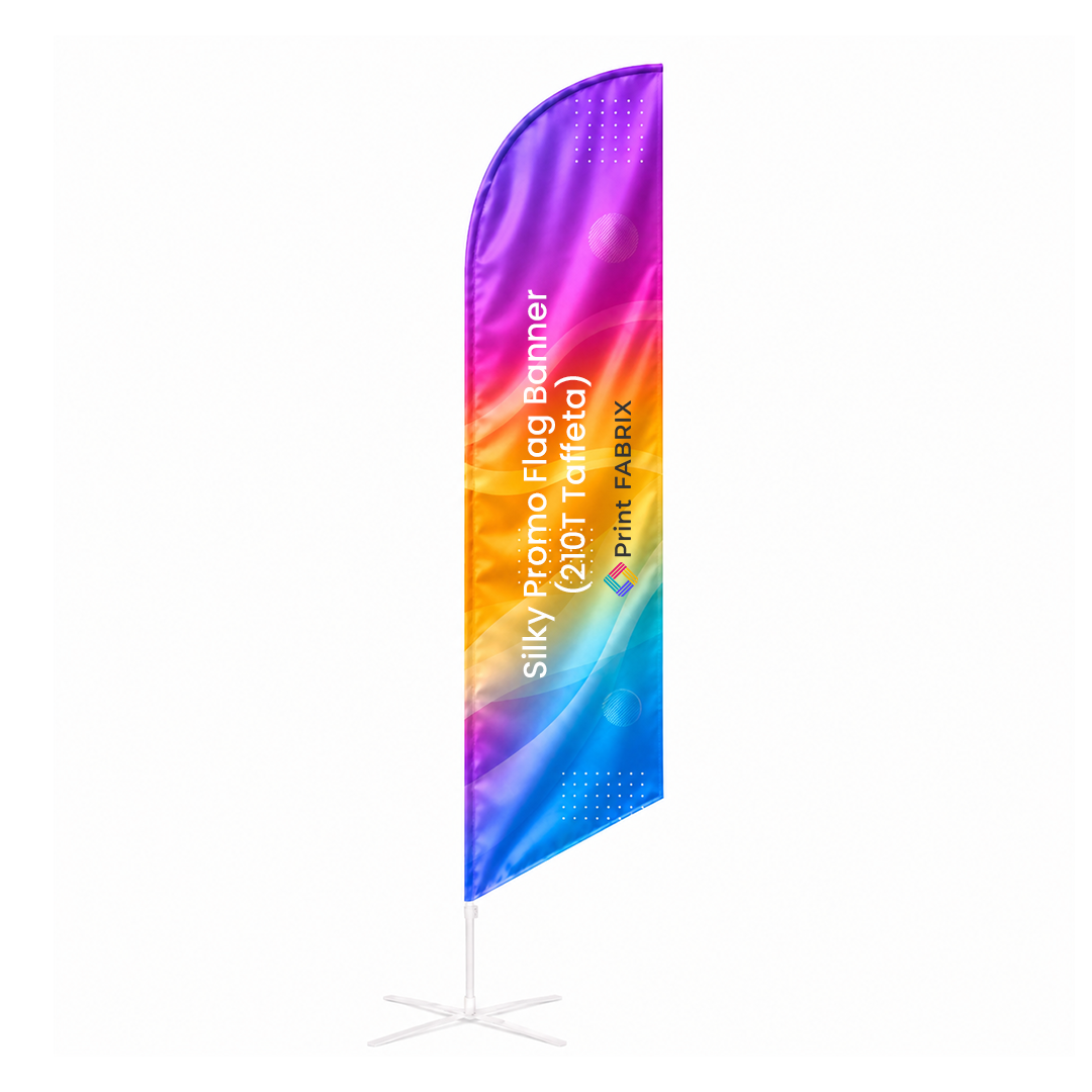 Silky Promo Flag Banner (210T Taffeta)
