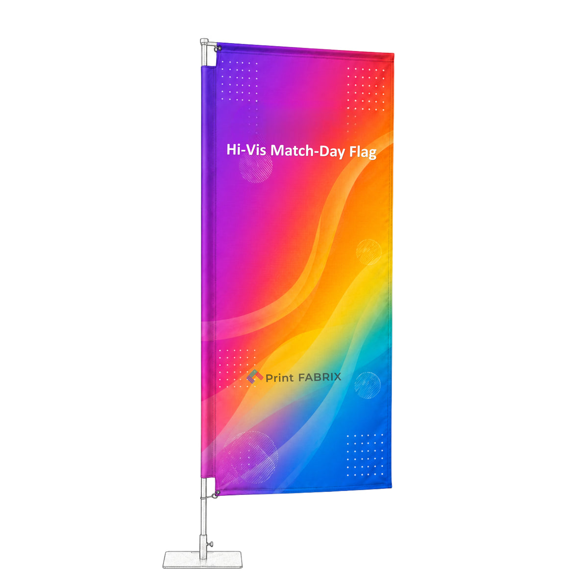 Hi-Vis Match-Day Flag