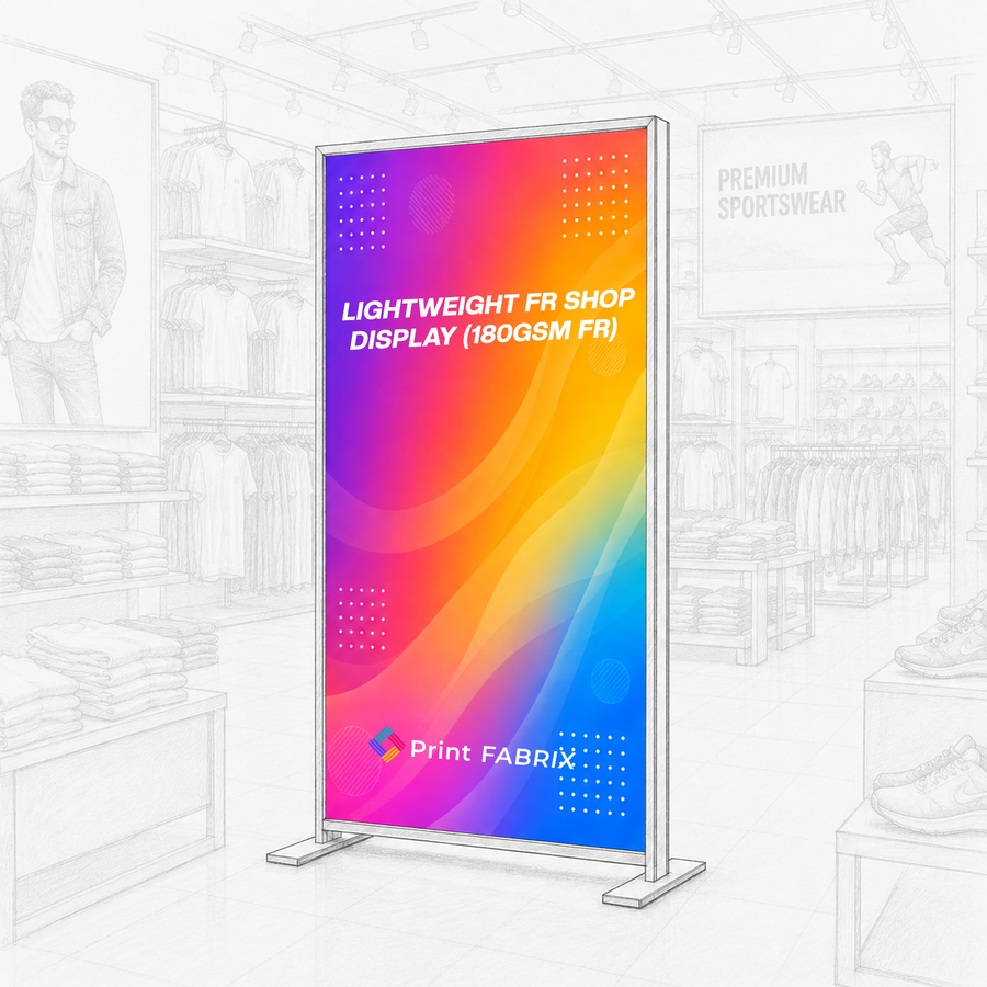 Lightweight FR Shop Display (180gsm FR)
