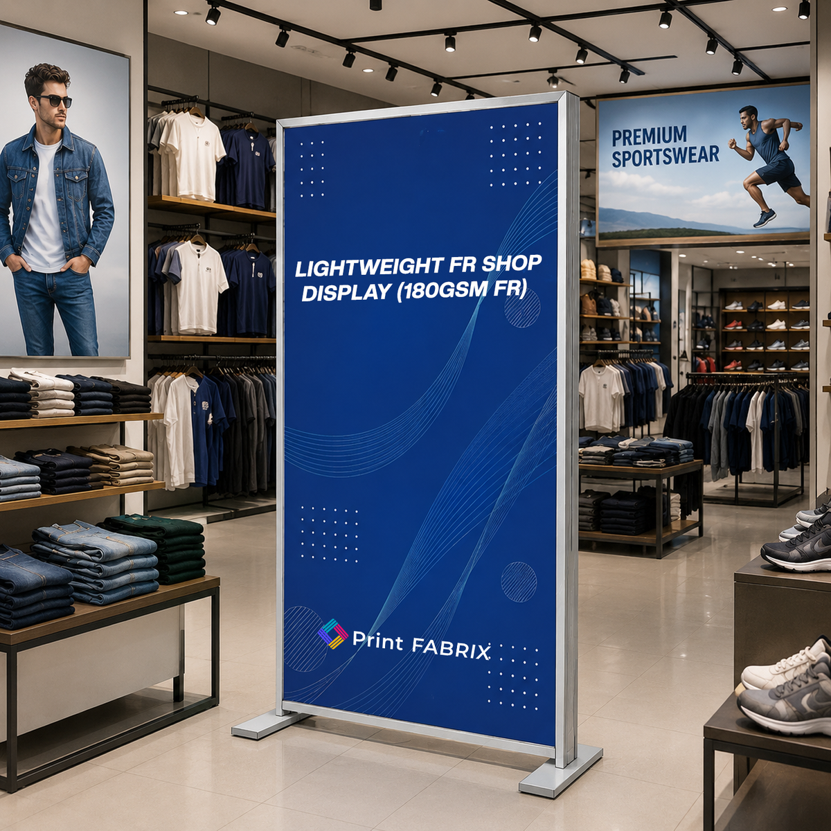 Lightweight FR Shop Display (180gsm FR)