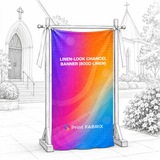 Linen-Look Chancel Banner (800D Linen) — view 3