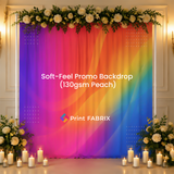 Soft-Feel Promo Backdrop (130gsm Peach) — view 4