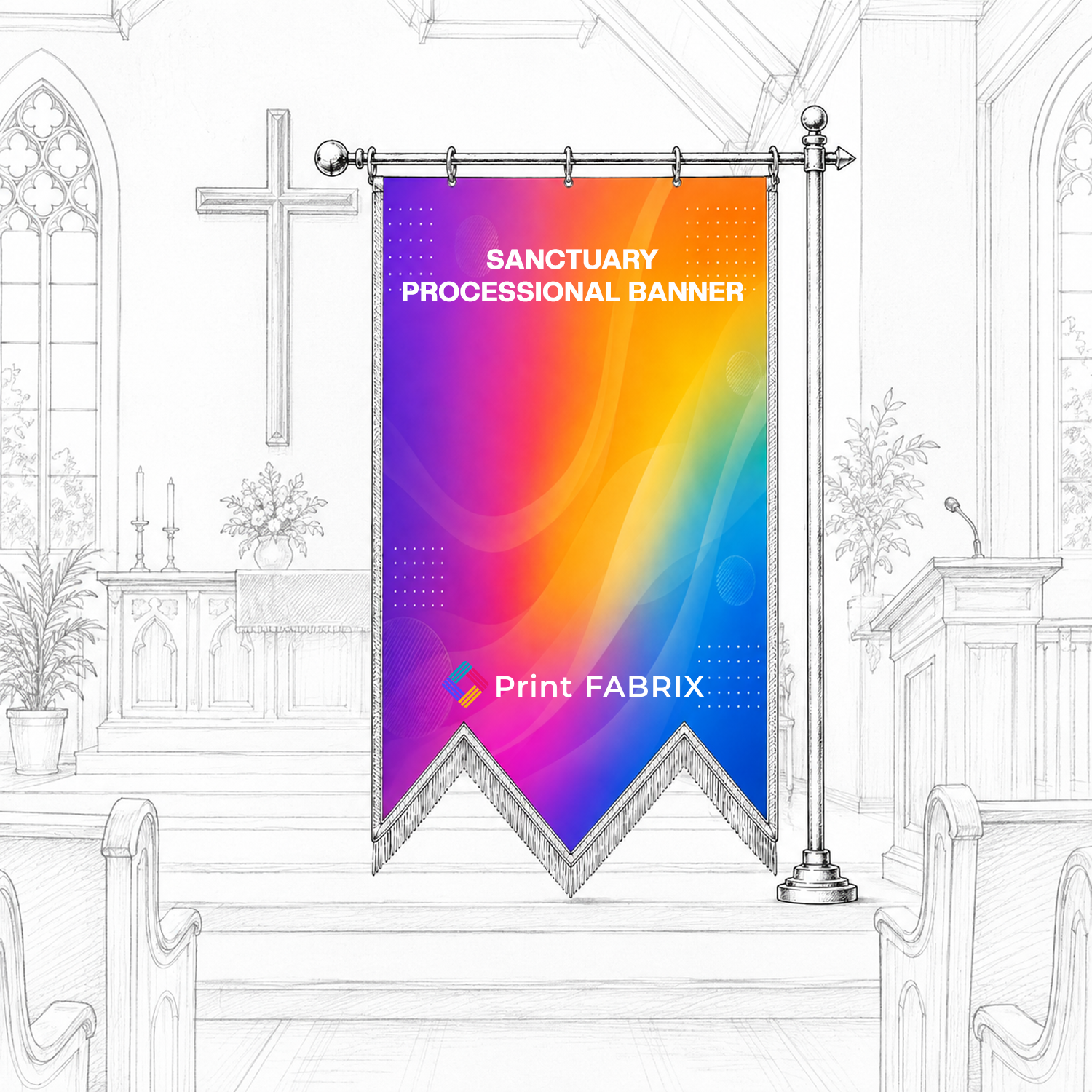 Sanctuary Processional Banner