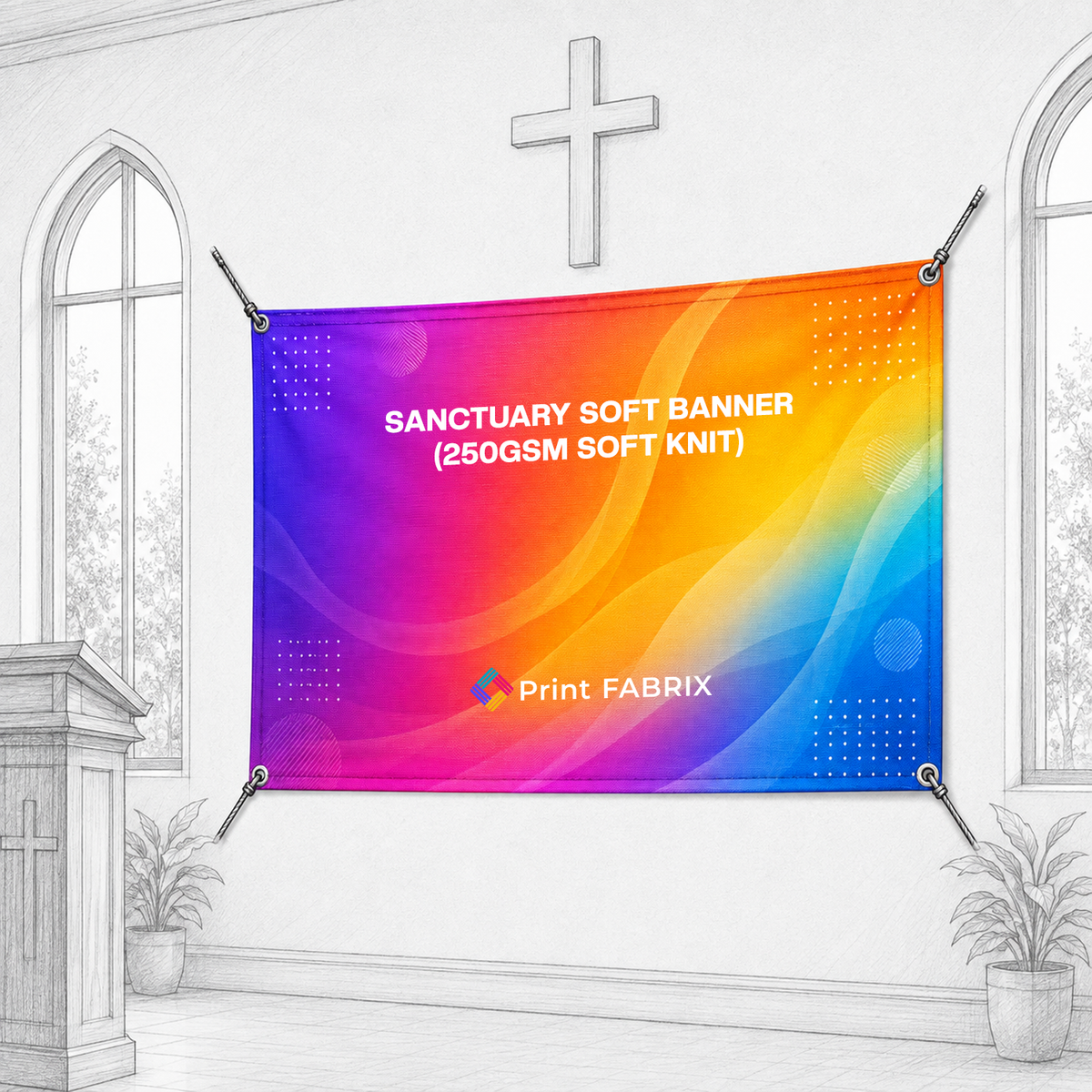 Sanctuary Soft Banner (250gsm Soft Knit)