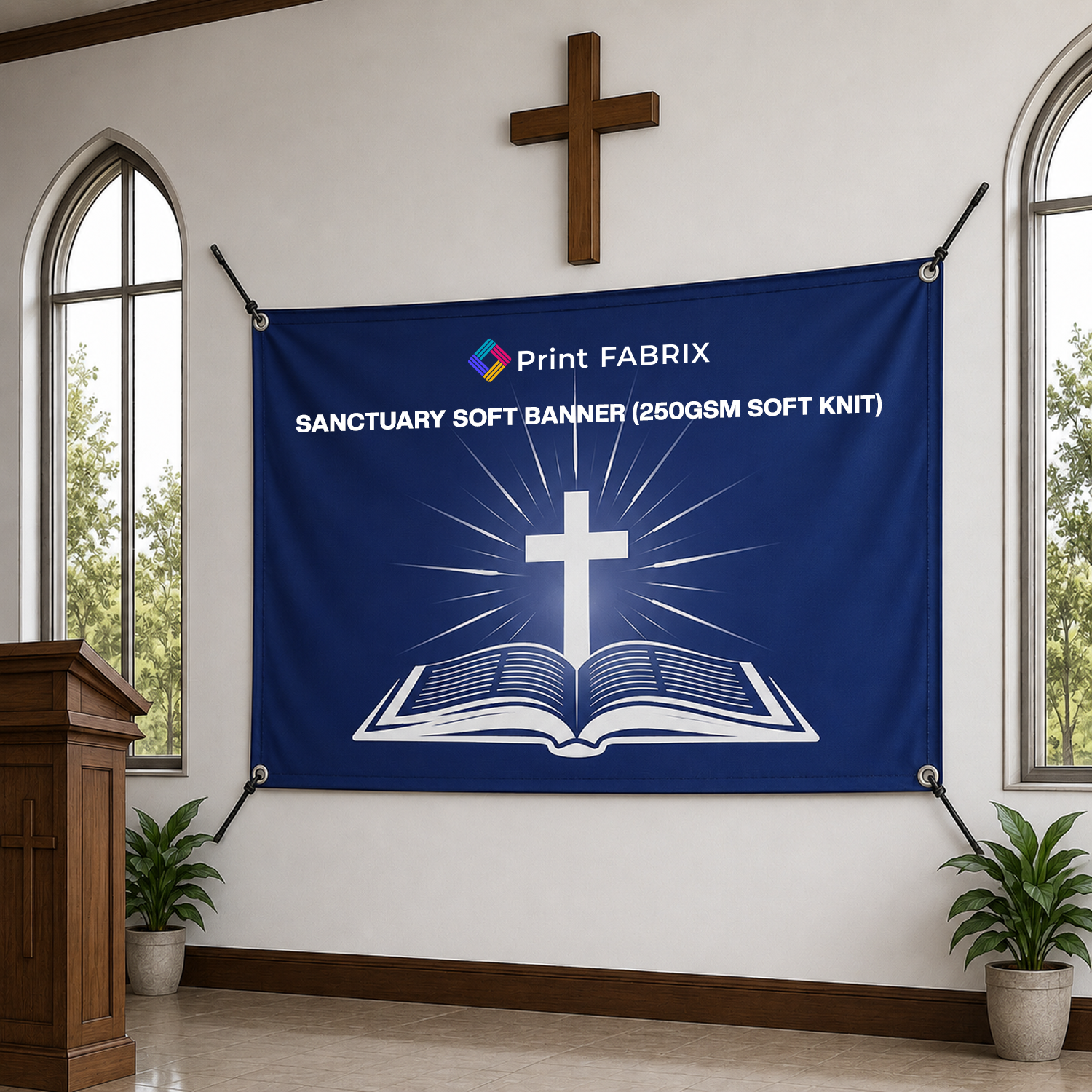 Sanctuary Soft Banner (250gsm Soft Knit)