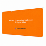 Hi-Vis Orange Promo Banner (115gsm Fluor) — view 3