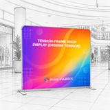 Tension-Frame Shop Display (240gsm Tension) — view 1
