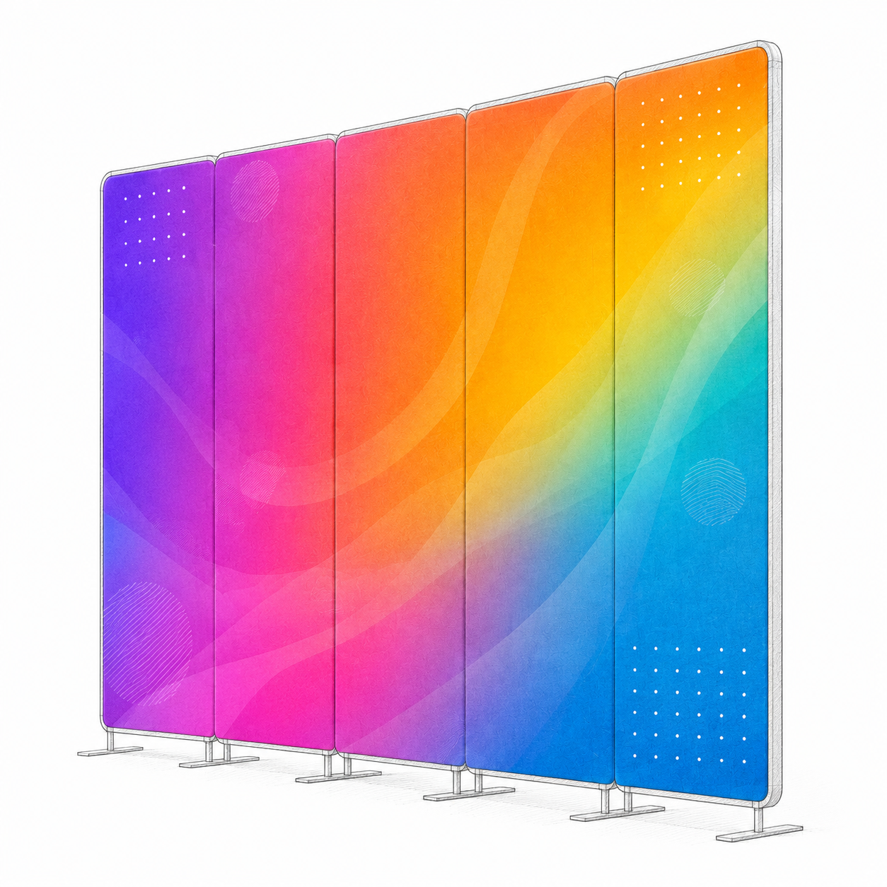 Acoustic Office Divider (280gsm Felt)